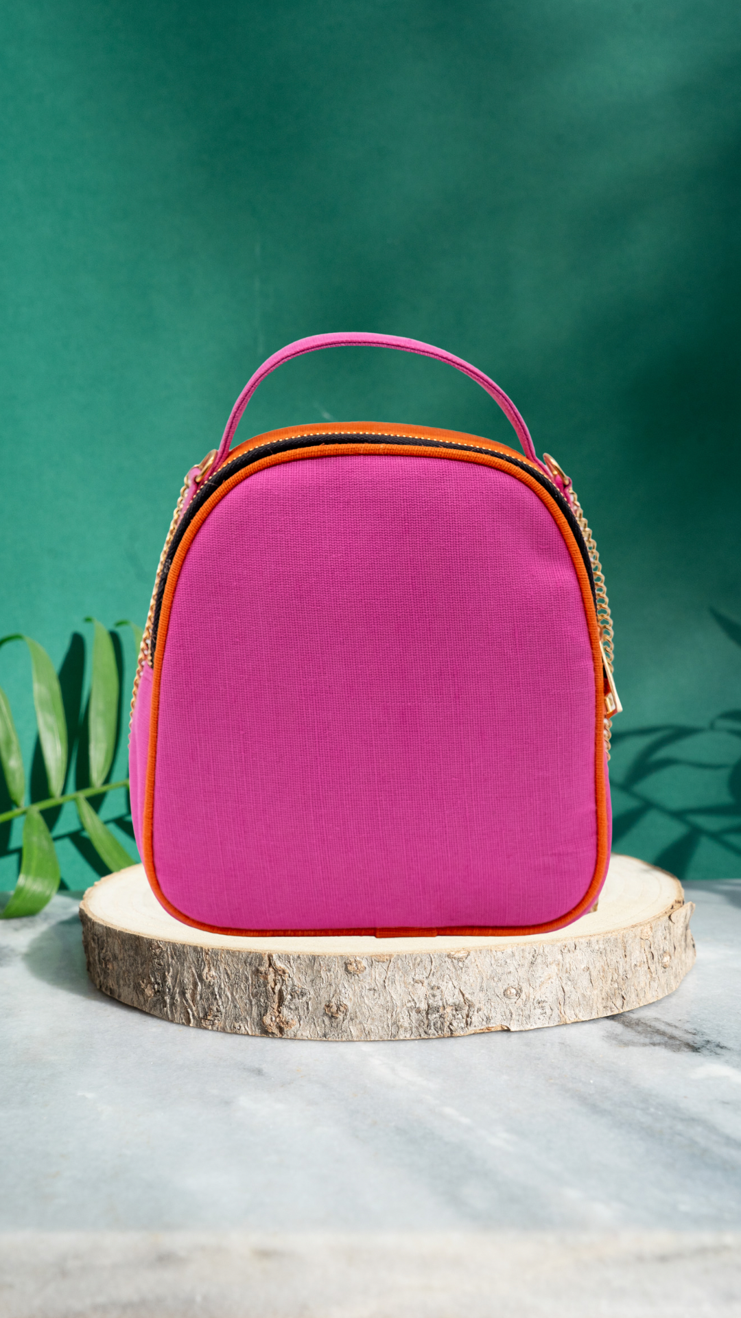 Whimsical weave sling bag