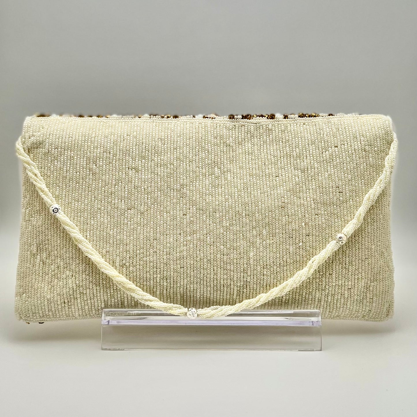 Gold Leaf Motif Clutch