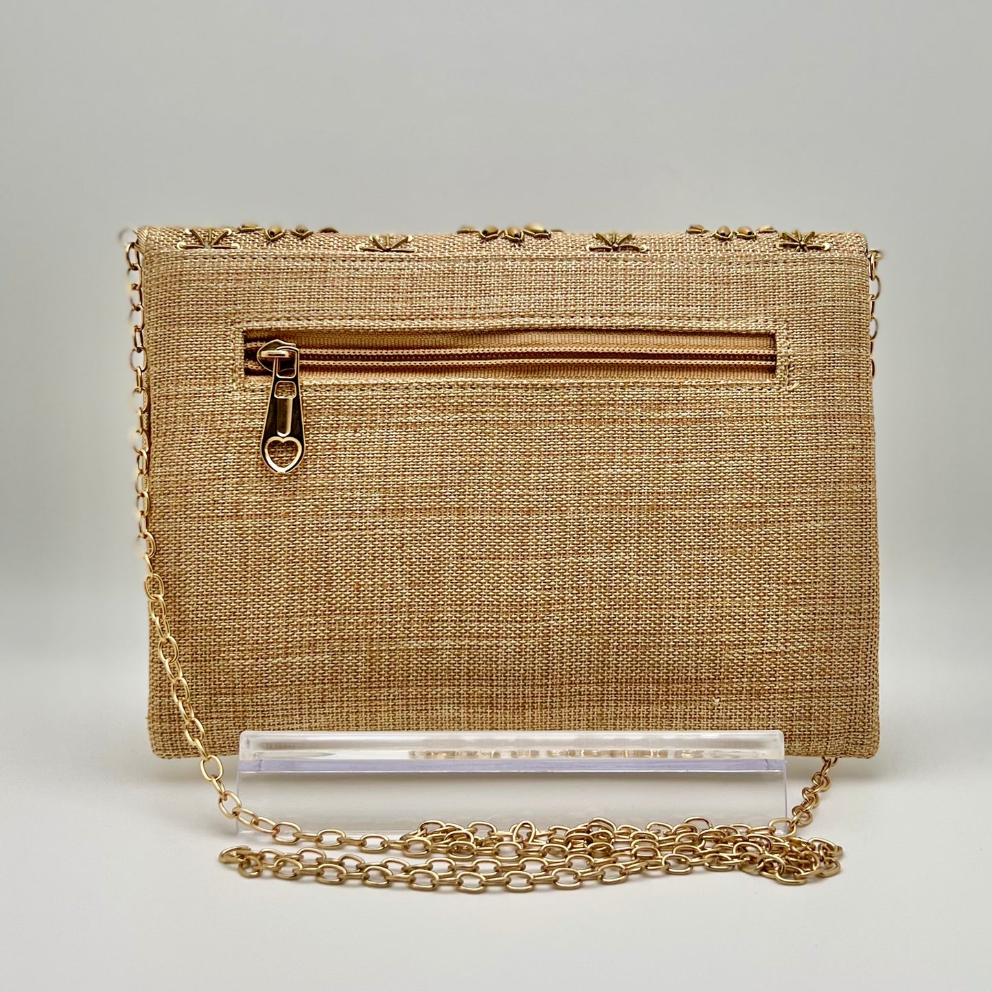 Minimalist Gold Dust Clutch