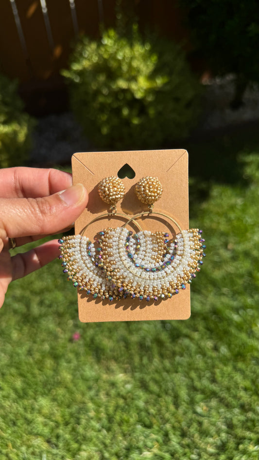 Golden Mosaic Earrings