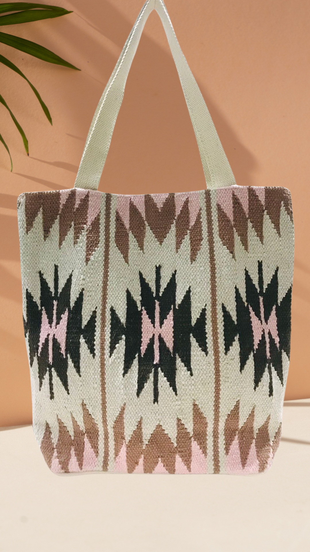 Boho Desert woven tote