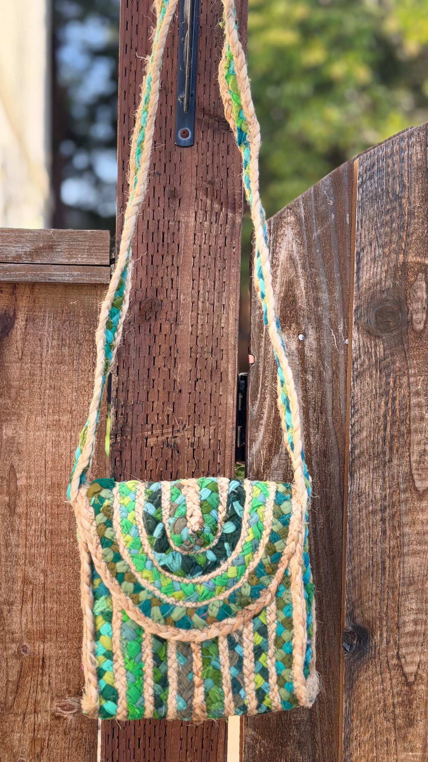 Boho Weave Crossbody Bag
