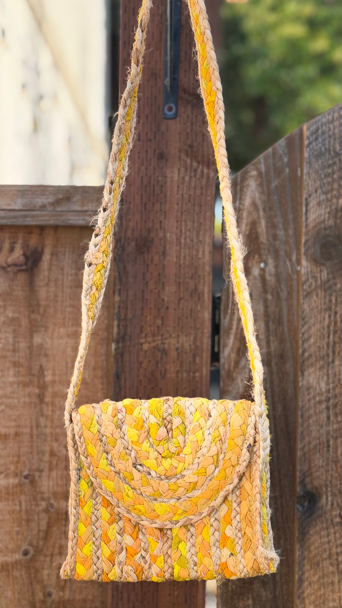 Boho Weave Crossbody Bag